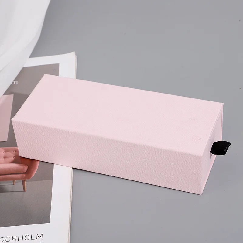 10pcs Square Jewelry Display Glasses Box Packaging Holder, Black Pink White Kraft Paper... - SKU PCDB0927 - UGI Packaging