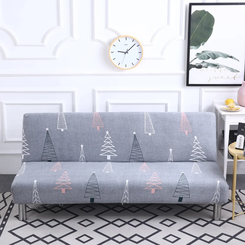Sofa Cover Without Armrest Folding Cover for Sofa Bed Universal Sofa Bed Cover Stretch Couch Cover Sofa Funiture 190-230cm 1PC
