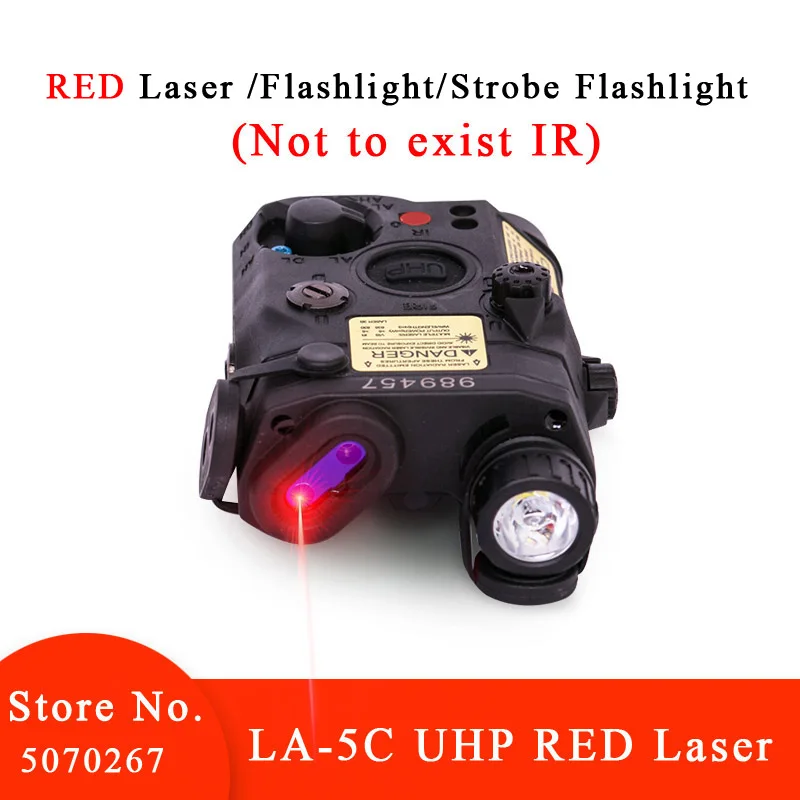 Element Weapons Airsoft Red Laser Ir Laser Tactical Flashlight Peq La