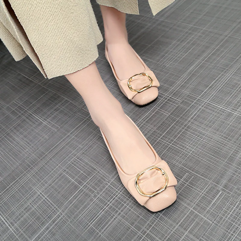 

2018 New Style Pointed-Toe Flat Shoes Europe And America-Style Flat Keel Thin Shoes Trend Low-Cut WOMEN'S Shoes Low-top Shoes Ca