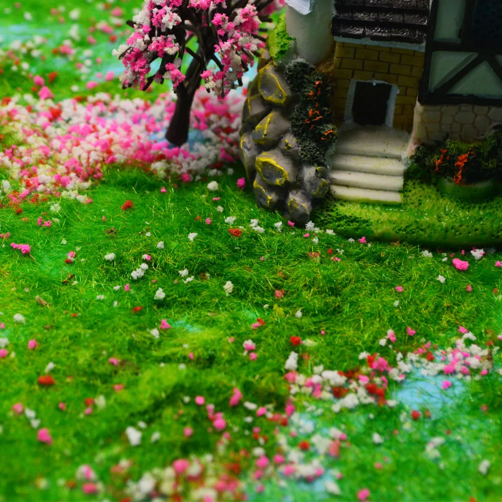 3MM Static Grass Powder Turf Flocking Nylon Materials Diy Building Sand Table Model Scene Layout Diorama Kits 30G/60G 4