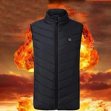 Термальный жилет для мужчин осень зима зарядка тела теплый жилет одежда идеально подходит для работы воздух катания на лыжах последняя интервенция