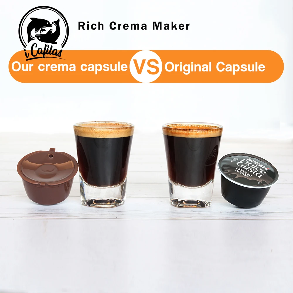 Crema версия 3 го поколения для Dolce Gusto Кофе капсульный фильтр чашка многоразовый