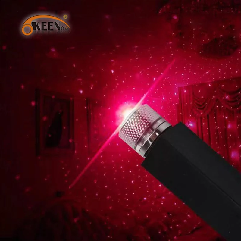 

Car Styling LED Roof Star Night Light Projector Atmosphere Galaxy Lamp USB Decorative Lamp Adjustable Multiple Lighting Effects