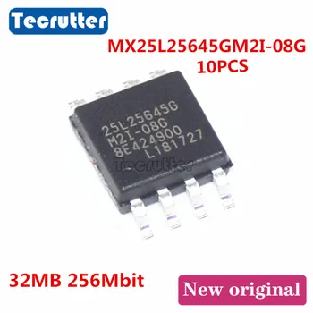 

10PCS MX25L25645GM2I-08G SOIC8 32MB 256Mbit MX25L25645G 25L25645 FLASH