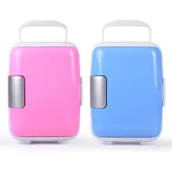 4L/8L Car Refrigerator Automoble Mini Fridge Refrigerators Freezer Cooling Box frigobar Food Fruit Storage Fridge Compressor
