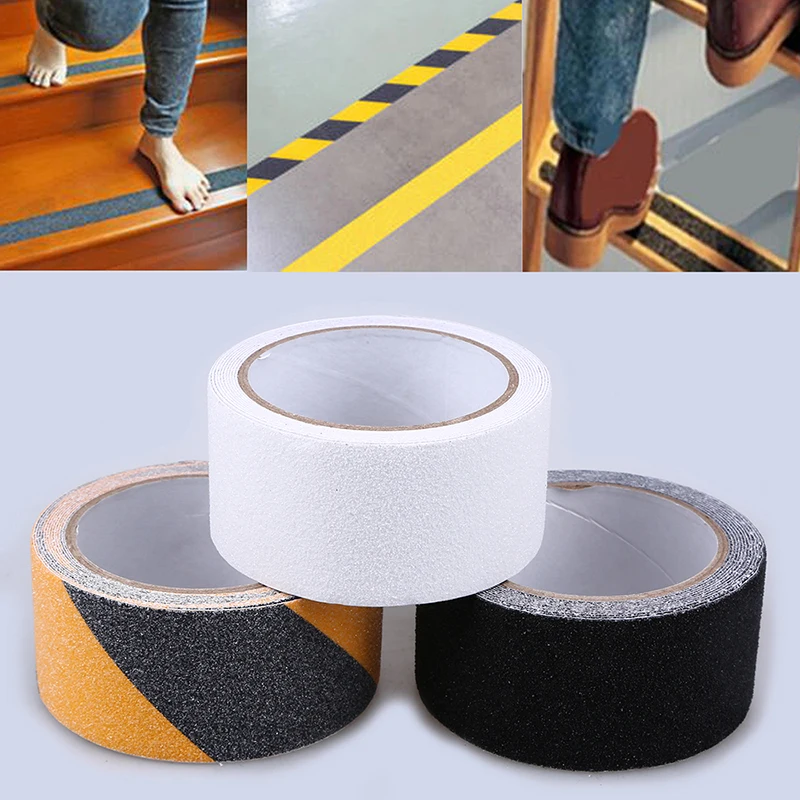 1PC 5cm*3m Anti Slip Traction Tape Strong Grip Abrasive Stairs Tapes Self Adhesive Non Skid