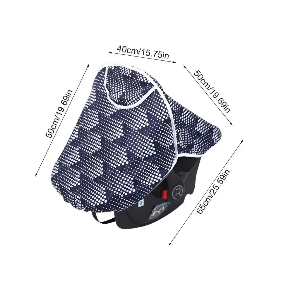 Infant Car Seat Shield Windproof Infant Carrier Protector Breathable Child Safety Car Seat Baby Stroller Canopy Cover For Baby images - 6