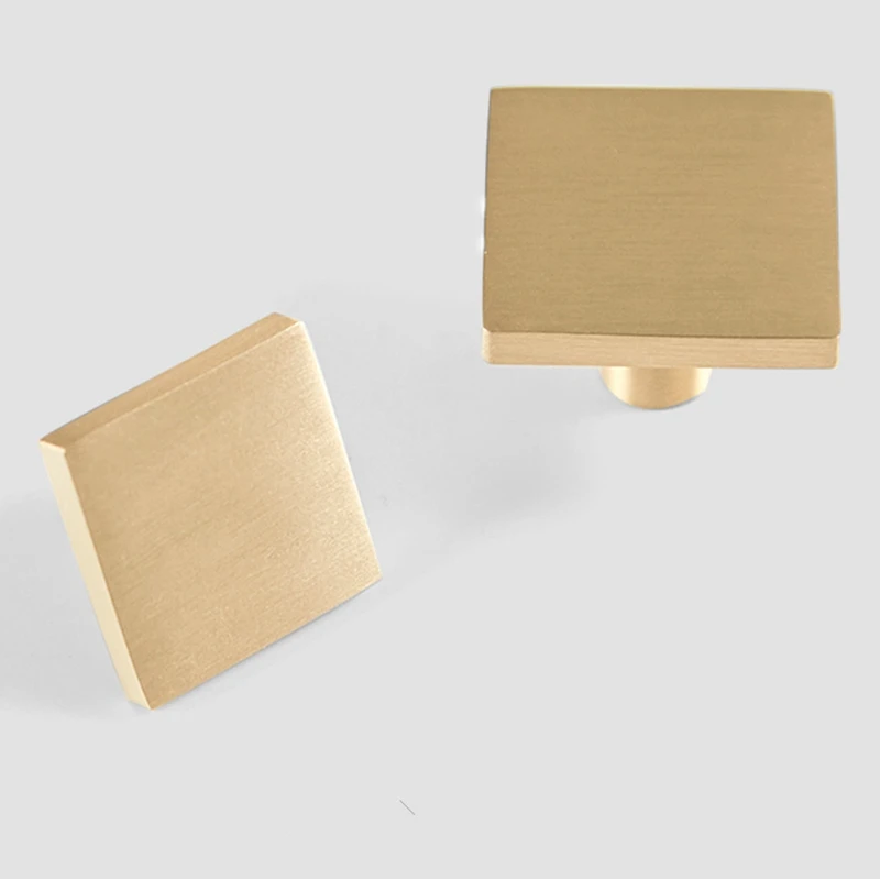 Латунные ручки для кухонного шкафа квадратный ящик комод шкаф тянет Handle 1Pack|Ручки
