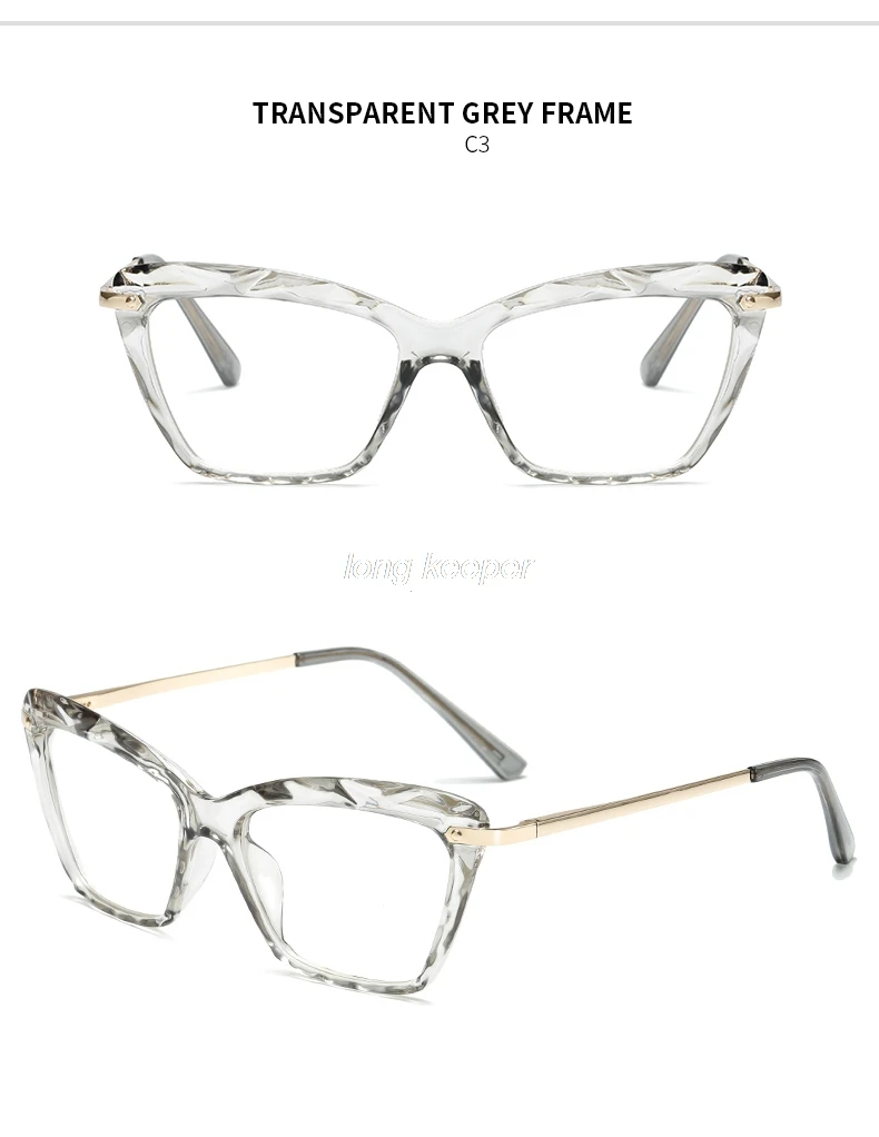 Longkeperer сексуальные очки для глаз кошки рамка женские роскошные оптические очки женские компьютерные очки для чтения очки с прозрачными линзами
