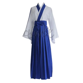 

Anime GINTAMA Shimura Shinpachi Costume Mans Japanese Kimono Halloween Cosplay Party