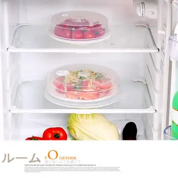 

Large Microwave Splatter Cover Lid with Steam Vents Fresh-keeping Universal Plate Bowl Cover Stackable Sealing Disk Cover