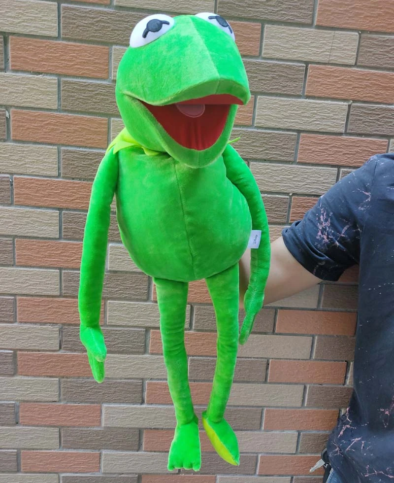 Disney Sesame Street The Muppet Show 60cm Kermit Frog Puppets Plush Toy Doll Stuffed Toys Movies Tv Aliexpress