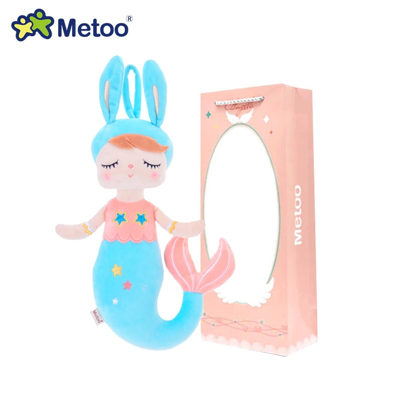 【New Boxes】 кукла Metoo Плюшевые игрушки для девочек детские милые каваи Русалка мягкий мультфильм чучело животное для детей Рождественский подарок на день рождения - Цвет: 1624-3