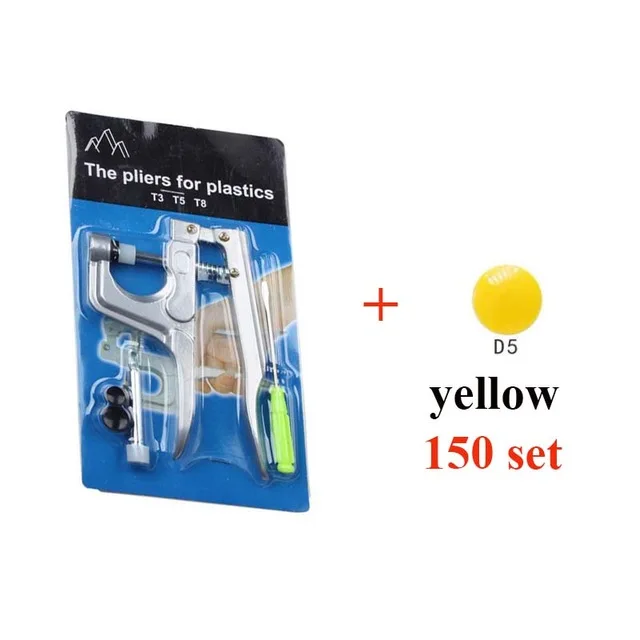 plier and 150 yellow 37 кнопки крепления плоскогубцы KAM кнопка+ 150 Набор T5 смешанные пластиковые кнопки смолы 12 мм Нажмите Стад Ткань Кнопка нажмите машинное шитье инструменты - Цвет: plier and 150 yellow