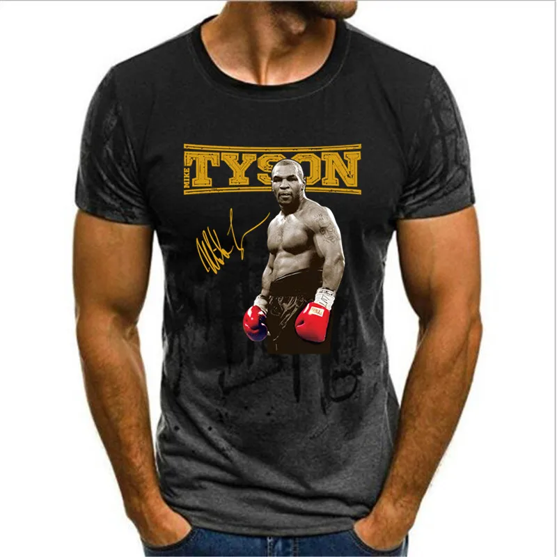 Мужская и женская футболка с коротким рукавом, майка Tyson Iron Mike Boxen, футболка чемпиона по боксу alle Groben NEU камуфляжная футболка