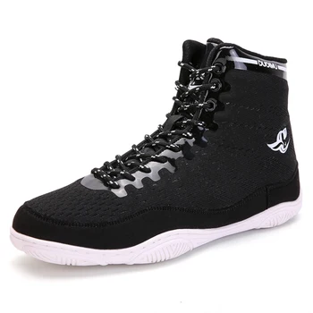 

Men Professional Boxing Wrestling Fighting Weightlift Shoes Male Soft Sneaker Breathable Wearable Training Boxing Fighting Boots