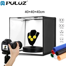 PULUZ 40*40cm 16inc Mini Photo Studio Box Lightbox Photograghy Softbox Led Photo Lighting Studio Shooting Tent Box Kit Light box