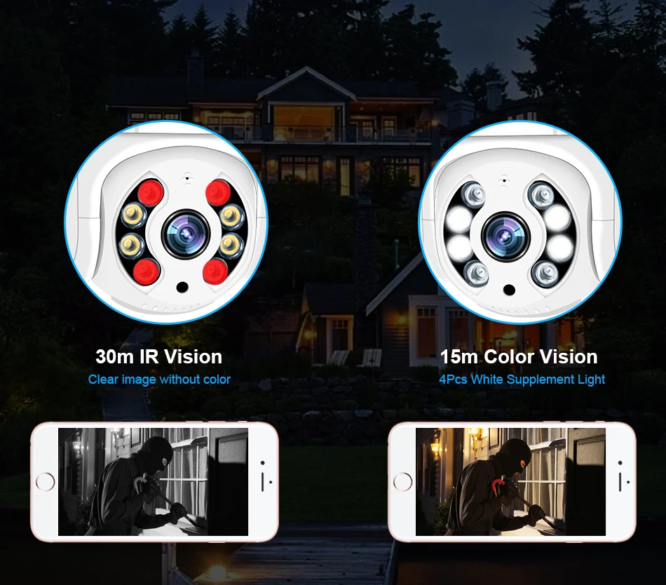 ar livre 4x zoom digital 1080p sem
