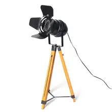 E27 промышленный тренога торшер Регулируемая по высоте винтажный светильник для чтения в спальню стойка освещение домашний Декор 85-265 в