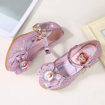 

NEW Girls Flats Bow-knot Fashion Baby Princess shoes Children's Casual Sequin shoes Girls Loafers Bead Dance shoes Kids Sneakers