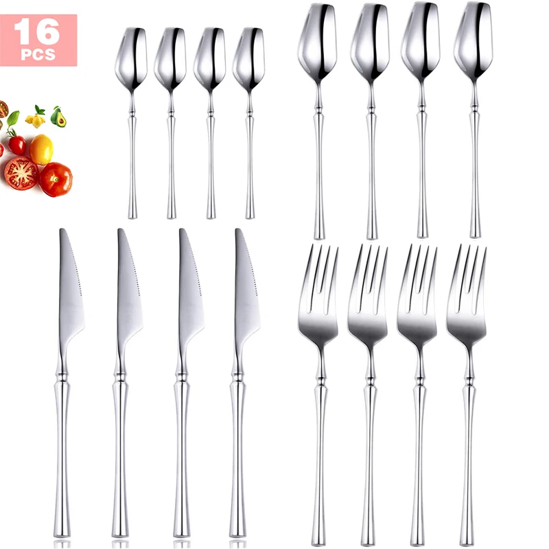 16pcs silver