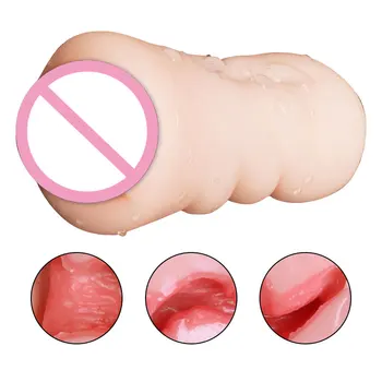 3 Style Oral Pussy Sex Masturbator 3D Realistic Throat Silicone Artificial Vagina Mouth Anal Erotic Sex Toys for Men Sex Shop 2