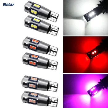 

Nstar 1pc T10 W5W 3030 Bright White Led Bulb Car License Plate Cleaerance Interior Reading Lamp Auto Part Lights 121