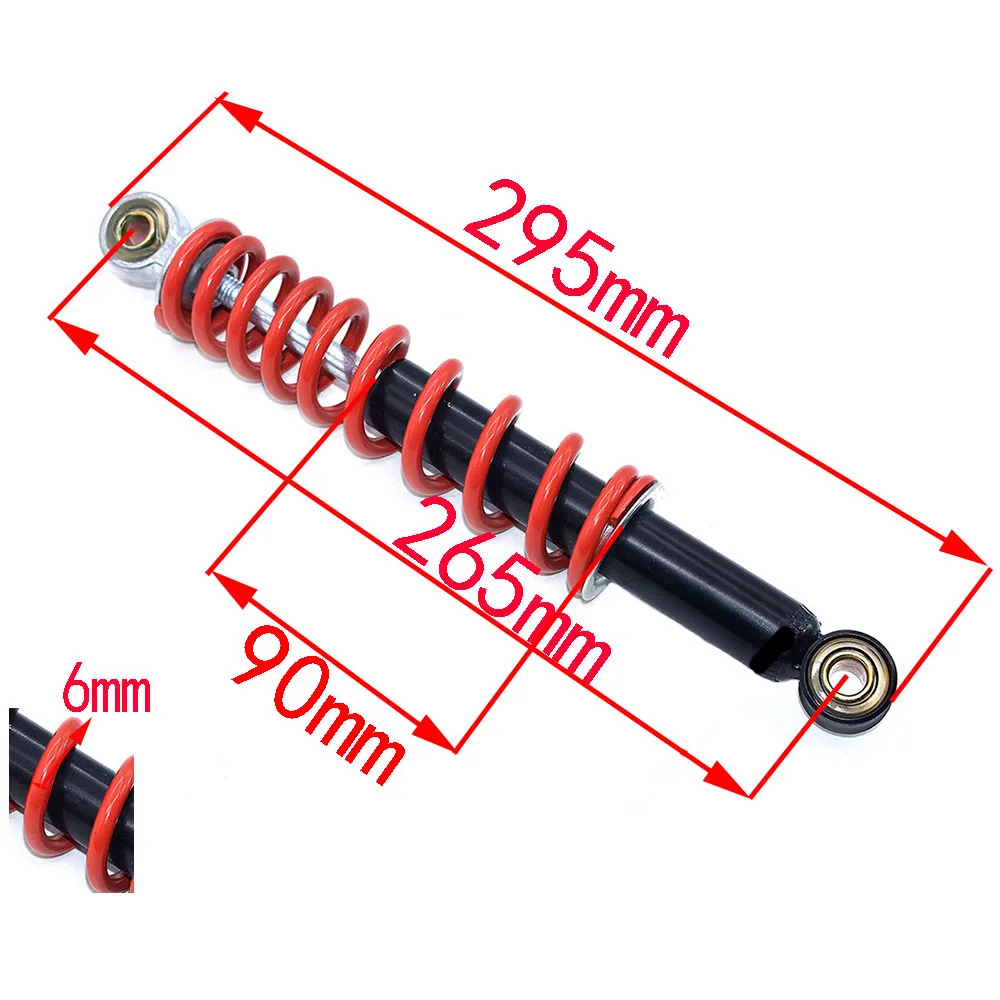 ATV four-wheel motorcycle accessories suitable for 125cc small bull 265mm front and rear shock absorbers shock absorbers - Image 4