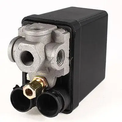 

175PSI 12 Bar 4 Port 1/4 NPT Air Compressor Pressure Switch Control Valve