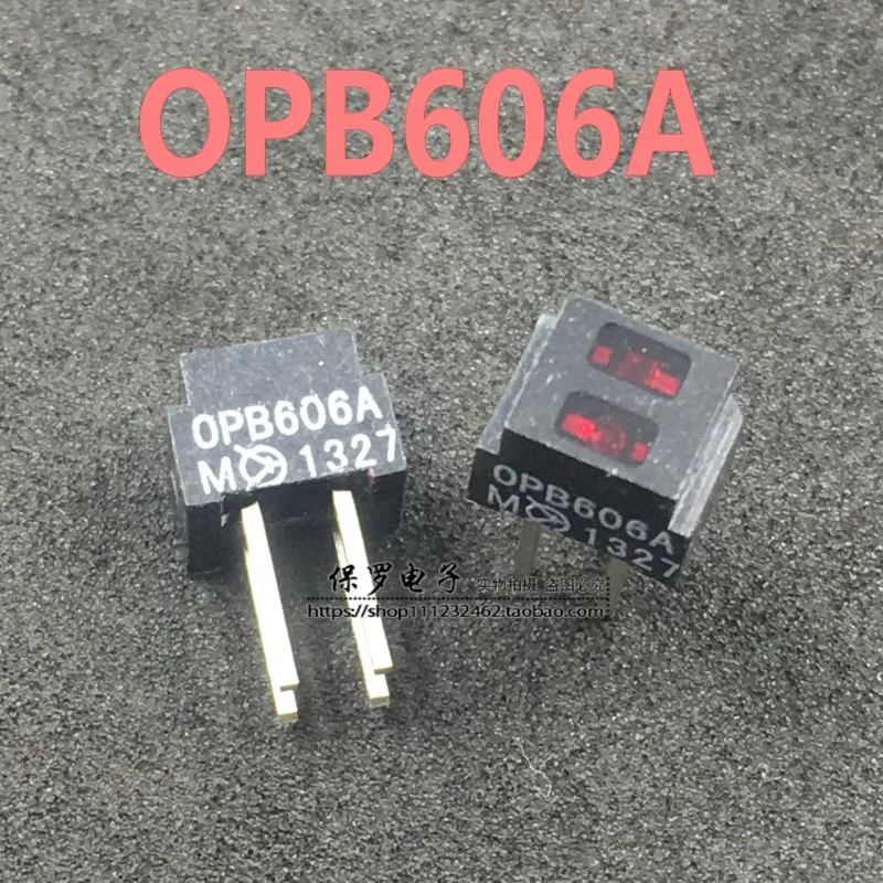 15pcs 100% 기존 실제 재고 반사 광전 스위치 OPB606A OPB606 DIP-4 광학 센서
