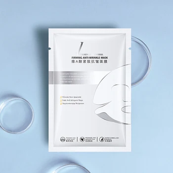 

10 Pieces Vitamin A Alcohol Firming Anti Wrinkle Mask Anti-Aging Moisturizing Oil-control Whitening Depth Replenishment
