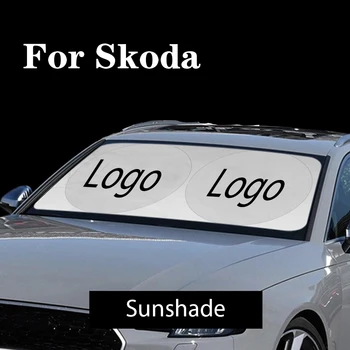 

Car Sunshade Window Sun Cover Protector Windshield Visor Cover For Skoda Fabia Kodiaq Octavia 1U 1Z 5E Rapid Superb 3U 3V Yeti