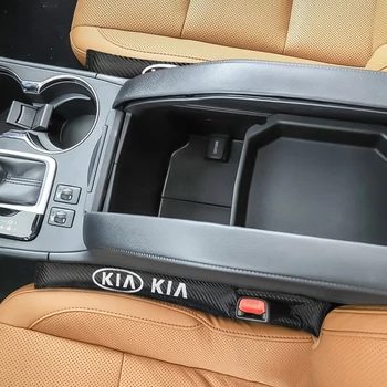 

2pcs Car Seat Gap Pad Filler Spacer Slot Plug Car-styling Accessories For Kia Emblem Soul Sorento Prime Carens Rondo Sportage