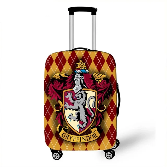 as pictures Hogwarts Gryffindor Slytherin luggage cover Travel Accessories elastic trolley case suitcase cover for 18-32 inch Luggage set - Цвет: as pictures