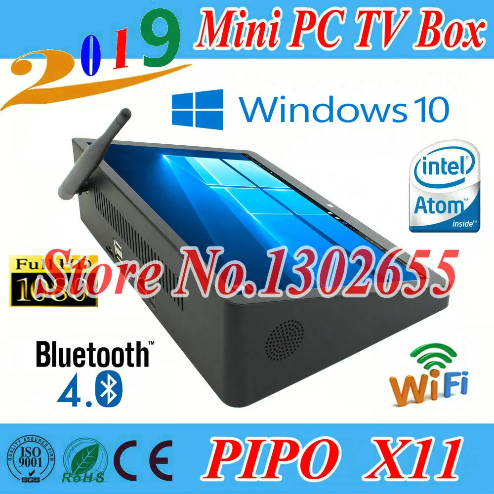Мини ПК PIPO X11 Intel Cherry Trail Z8350 четырехъядерный Windows10 BOX 2 ГБ/32 ГБ 8 9 дюймов 1920*1200 Wifi BT4.0