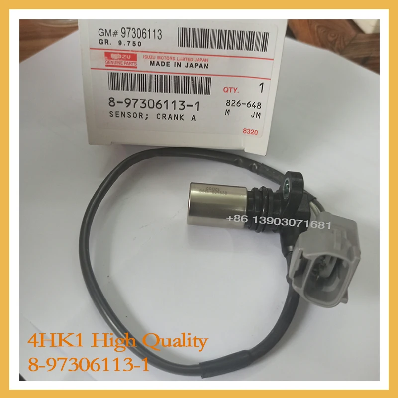 Original High Quality Crankshaft Position Sensor For Isuzu 4HK1 6HK 8