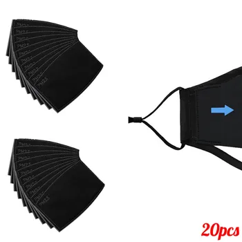

1-200 XPM 2.5 Activated Carbon Filter Insert 5 Layers Non-Woven Fabrics Cotton Filter Eternal Home Protective Filter Adult Size