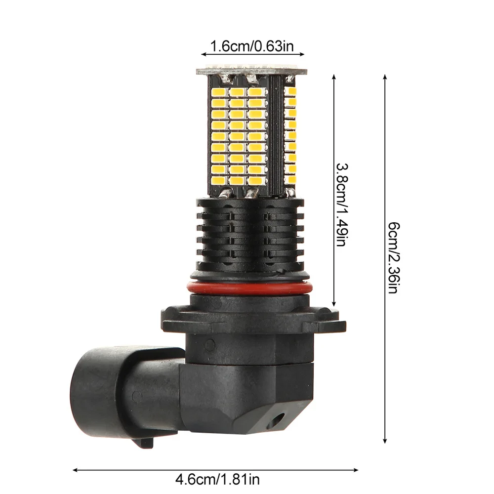 2 шт. авто светодиодный Противотуманные фары лампы 3200LM 12 V-24 V 3000K 3014SMD для Ford