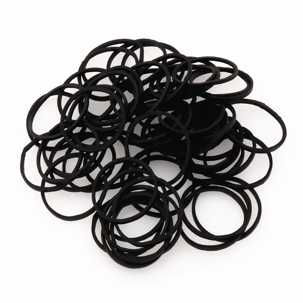 100 Pcs/lot Colorful Rubber Bands 38mm Stationery Holder Strong