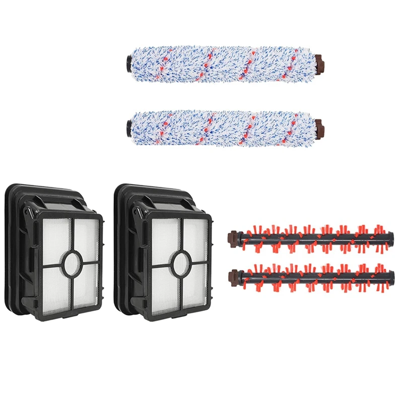 

XMX-Vacuum Cleaner Square Parts Filter Hepa Multi-Surface Brush Roll L& Filter For Bissell Crosswave 1785Q 1785F 1785B