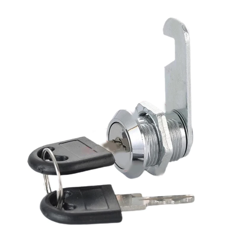 Zinc Alloy Drawer Locks Letterbox Cam Cylinder Locks with 2 Keys Furniture Locks for Secure and