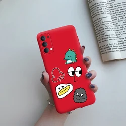 Charming Shockproof Matte TPU Phone Case for Reno 4 4G (Red)