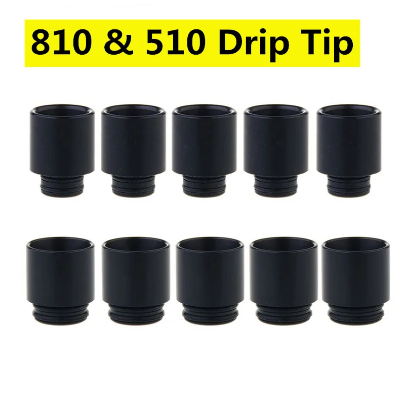 Дрип тип 510 и 810 для атомайзера ijust 3 mini /ELLO Duro/Pharaoh Mini/ammit 25/Creed RTA 10 шт.|Аксессуары| |