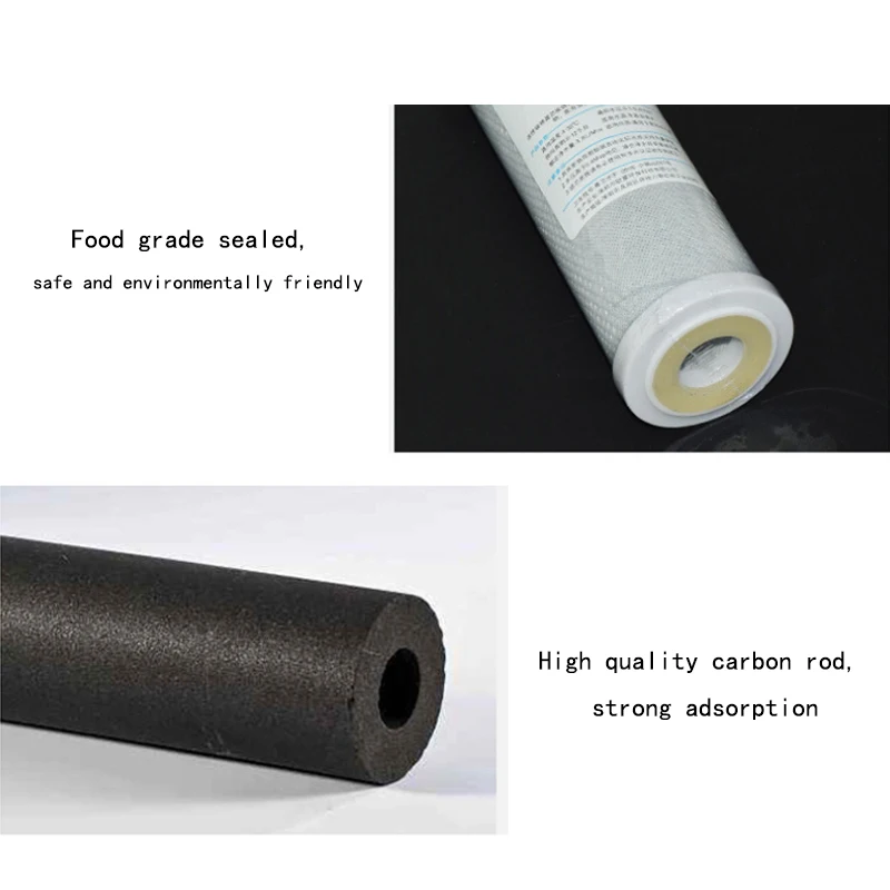 Water Filter 10 Inch Activated Carbon Cartridge Filter CTO Block Carbon Water Purifier 1pcs