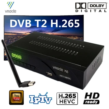 

Hot selling Czech Republic Germany Netherlands DVB T2 in Terrestrial HD TV Receiver H.265 support Dolby Receptor with wifi