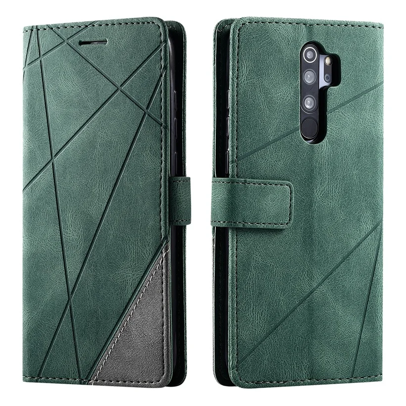 Geometric Leather Flip Case For Xiaomi Mi Redmi Note 7 8 9 10 7A 8A 8T Pro Max Lite A3 9T K20 K30 Wallet Card Holder Slots Cover xiaomi leather case hard