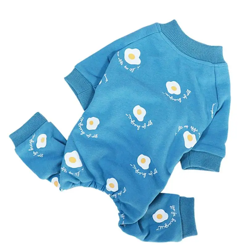 Милая Одежда для собак с узором четырехногая одежда для домашних животных комбинезоны для милых Собак прочный костюм для собак для дома на открытом воздухе