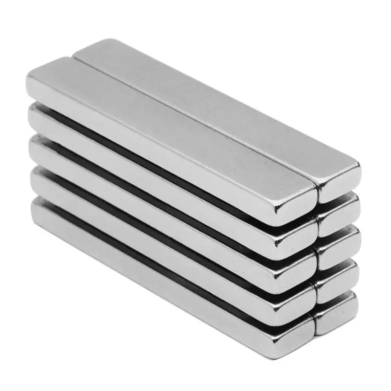 

EASY-Powerful Neodymium Bar Magnets, Rare-Earth Metal Neodymium Magnet, N45, Incredibly Strong 33+ LB Strength - 60 X 10 X 5 mm,