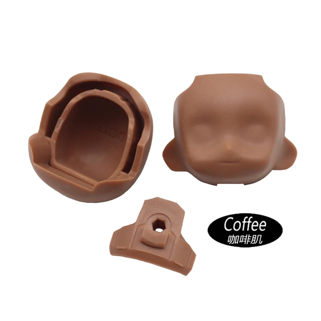 OB11 Doll Head (Including Face/Face Support/Back of Head) and Body Fit Obitsu11,GSC,DOD Dolls and 1/12 BJD Dolls Toy Accessories 4